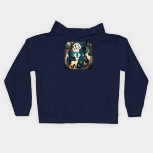 Enchanted Forest with Magical Animals Kids Hoodie